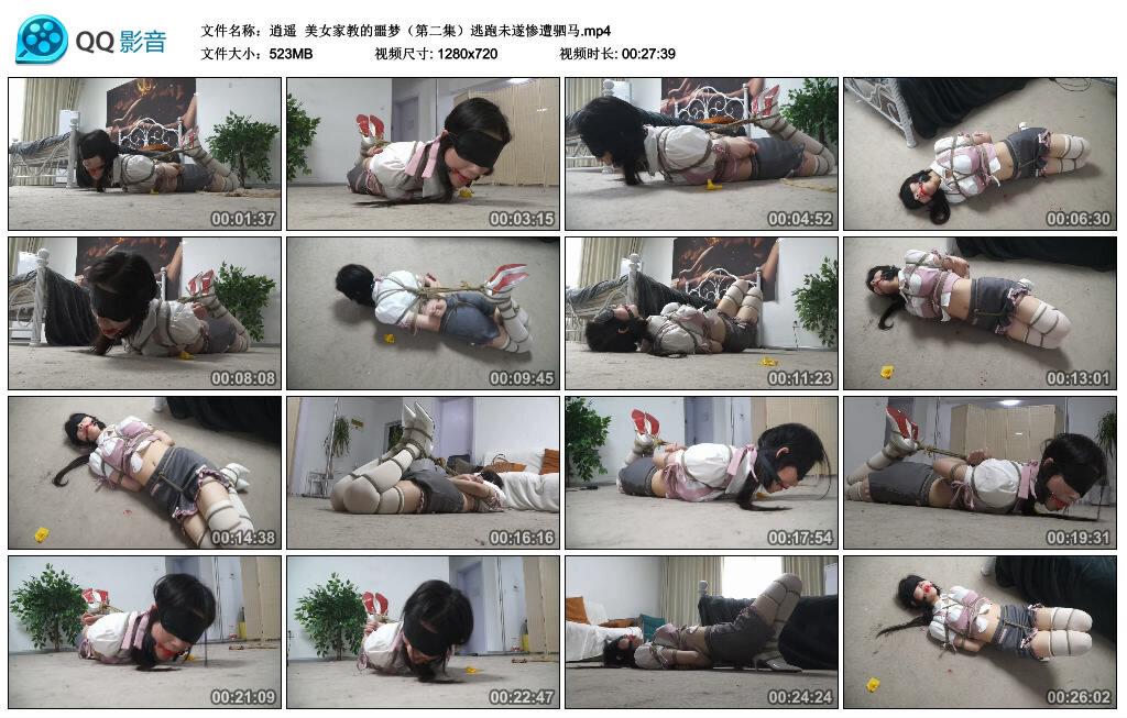 【逍遥】美女家教的噩梦（第二集）逃跑未遂惨遭驷马