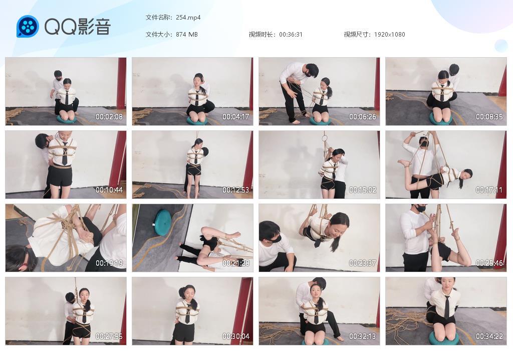 甜心白露第二次体验体验吊缚被迫荡秋千