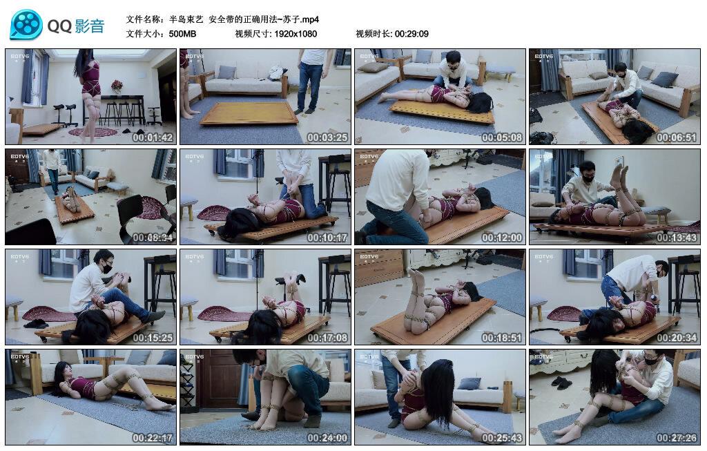 【半岛束艺】安全带的正确用法~苏子