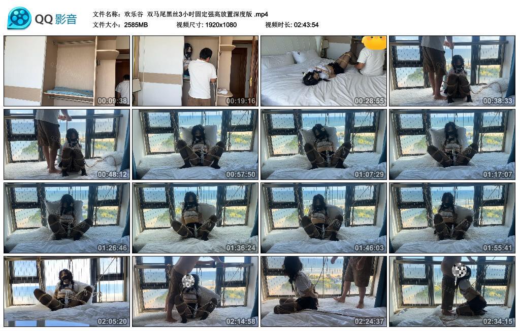 【欢乐谷】双马尾黑丝3小时固定强高放置深度版