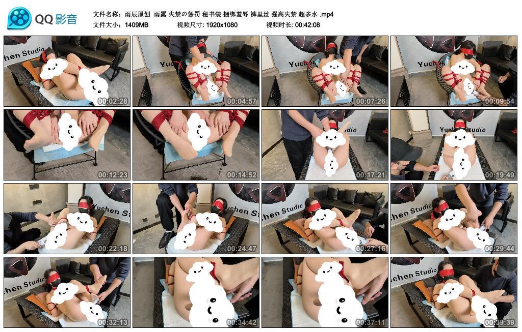 【雨辰原创】雨露秘书装失禁の惩罚