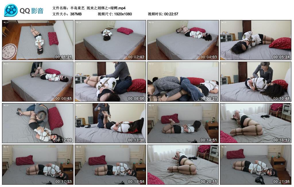 【半岛束艺】既来之则绑之~绿鳄