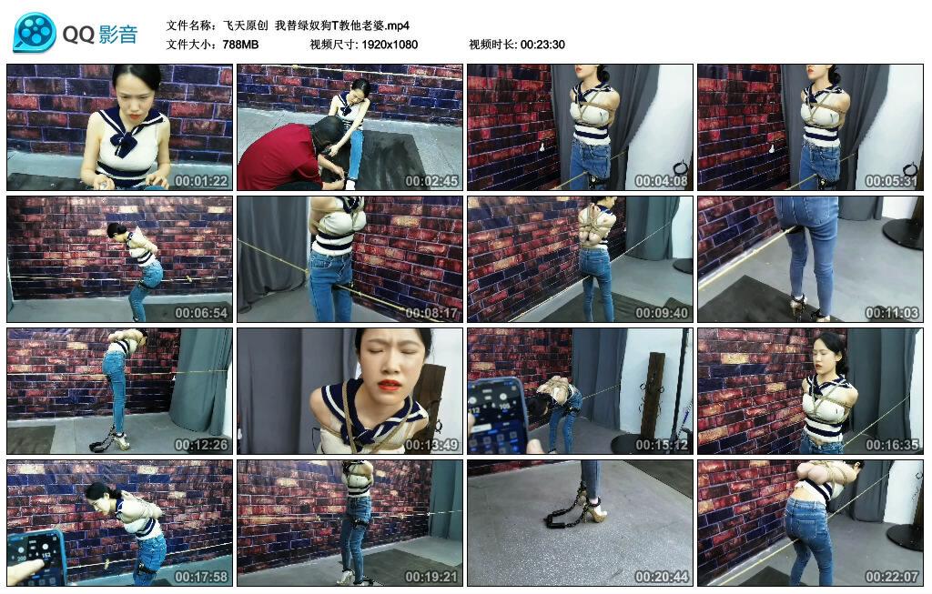 【飞天原创】我替绿奴狗T教他老婆