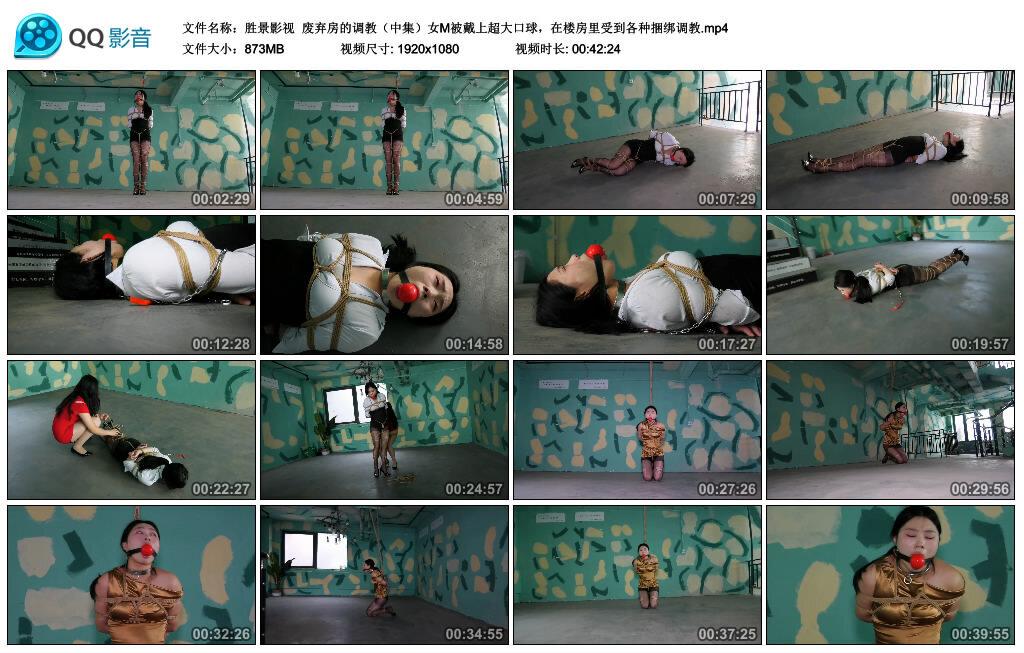 【胜景影视】废弃房的调教（中集）