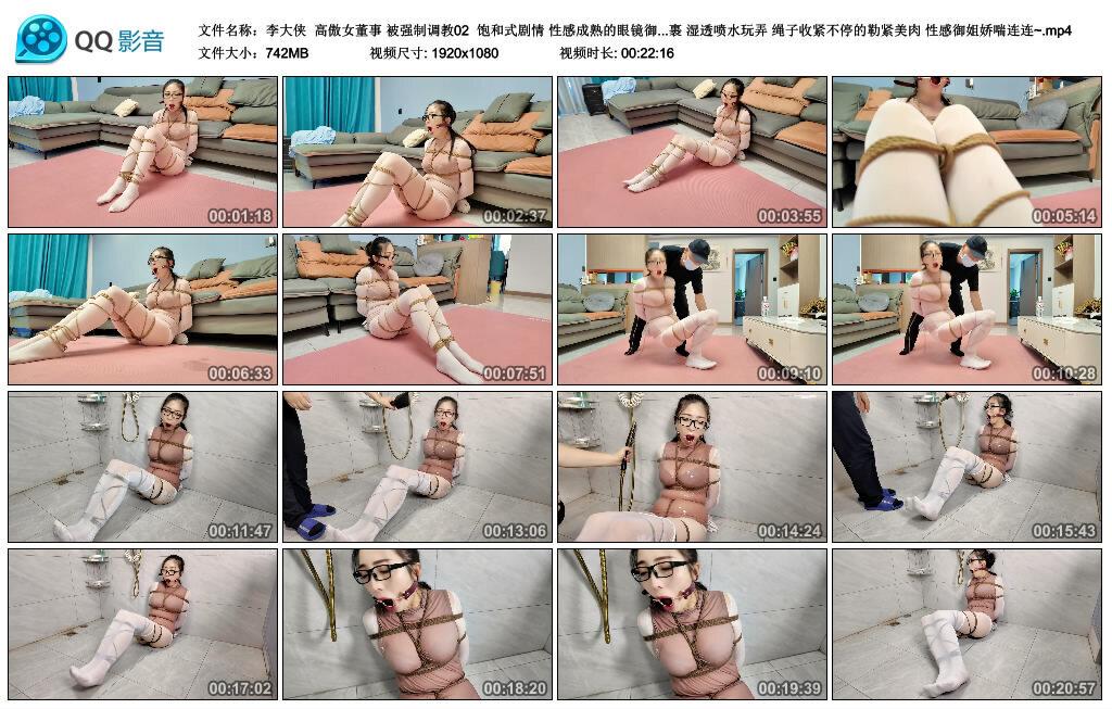 【李大侠】高傲女董事 被强制调教02