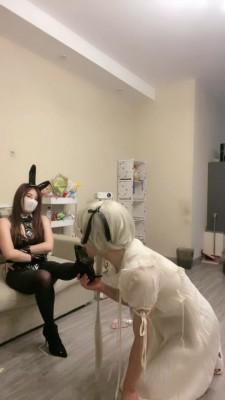 【悠蔻大魔王】双S-兔女郎玩弄变装狗【双视角版】 bf23284