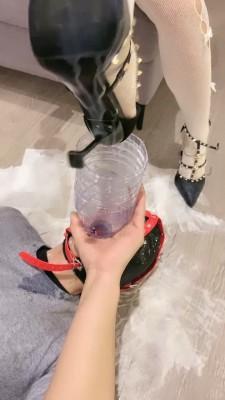 【小劳拉】超重口-强制开口器喂脏水口水呕吐物 bf23376