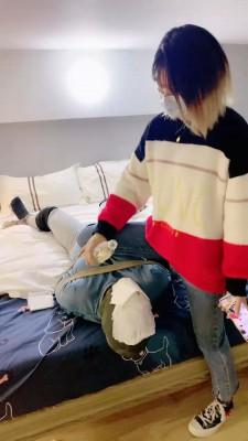 【美离子】五花大绑强制圣水加官窒息 bf23281