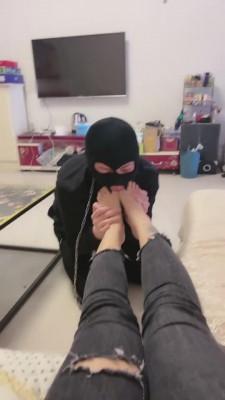 【初见】晨跑后原味脚调狗 bf10137