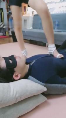 【傲柔】长靴+高跟+钉鞋全体重踩踏 bf12151