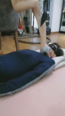 【傲柔】长靴+高跟+钉鞋全体重踩踏 bf12151