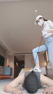 【多多】健身女神全体重踩狗/转胯 bf12156