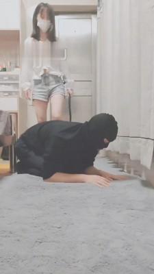 【灵竹】严厉教育狗儿子 bf11979