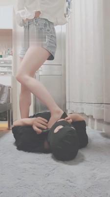 【灵竹】严厉教育狗儿子 bf11979