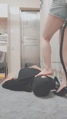 【灵竹】严厉教育狗儿子 bf11979