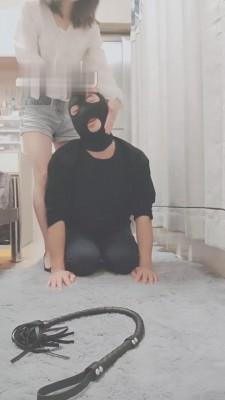 【灵竹】严厉教育狗儿子 bf11979