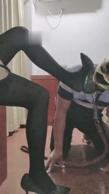 【冷酷爷】长靴黑丝蹂躏狗 bf11898