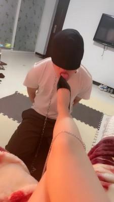 【鸾月小主】旗袍装训奴/高跟深喉/电 击 bf11899