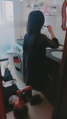 【羽诺】贱狗伺候主子起床 bf11880