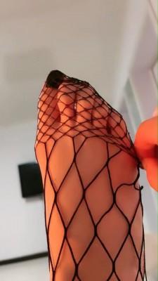 【鸾月小主】黑网袜诱惑闻脚 bf11764