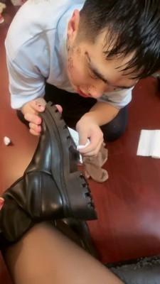 【桃幼幼】长靴S踩踏宠物狗罐头喂食【续集】 bf23134