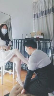 【桃子老师】白丝高跟恋足调 bf22963