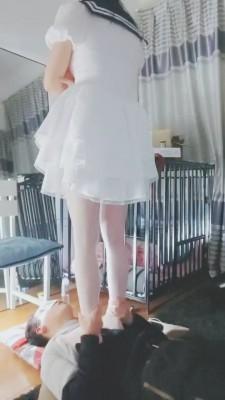 【桃子老师】白丝高跟恋足调 bf22963