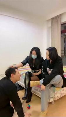 【明明】三女王调教带锁奴 bf23009