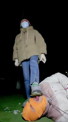 【美离子】户外-骑马遛狗/踩踏食物喂食 bf23001