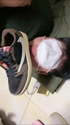 【璐璐】舔脏鞋/初尝圣水/重度耳光/口水 bf22901