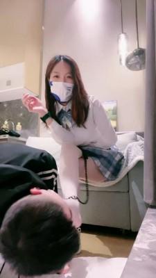 【心竹】白丝小白鞋调狗 bf22959