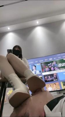 【樱桃大大】靴子原味肉丝辱狗 bf22846