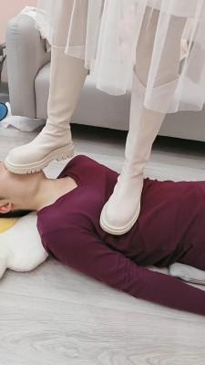 【神乐sama】长靴白丝踩地毯 bf22606