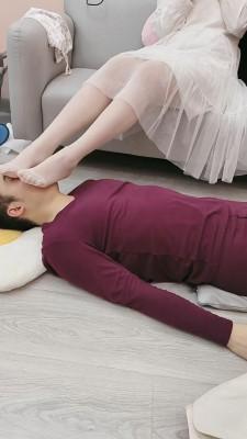 【神乐sama】长靴白丝踩地毯 bf22606