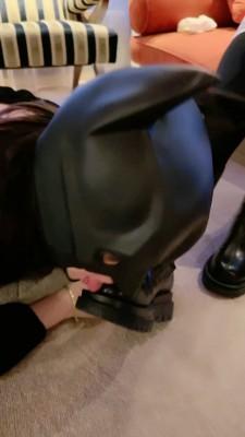 【上海赵丽颖】网红模特-长靴黑棉袜+圣水+骑马 bf22540