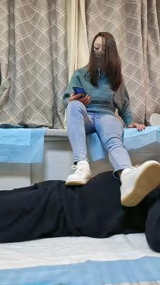 【咩祖】小白鞋全体重踩踏 bf22480