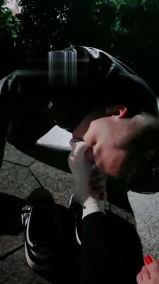 【雪琪琪】平安夜户外玩狗 bf22229