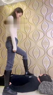 【冷鸢大大】长靴白袜全体重踩踏 bf22176