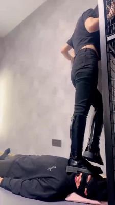 【冷凝大大】长靴全体重踩踏 bf22143