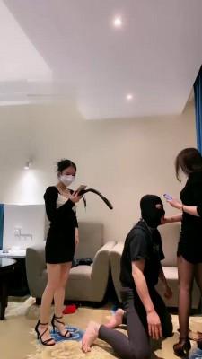 【丝绮】双S黑丝美腿踢踹/踩踏【双视角版】 bf22058