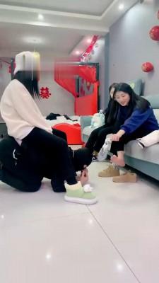 【精神小妹】3S原味袜气味羞辱/踩踏 bf22044