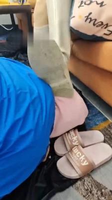 【万灵】长靴裸足踩踏喂食 bf22026