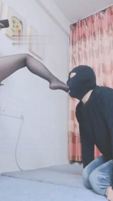 【灵竹】黑丝美腿诱惑狗 bf21987