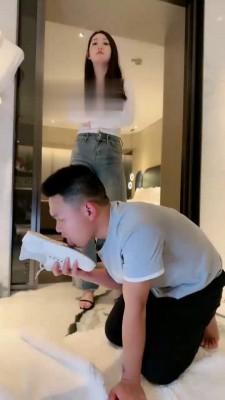 【上海赵丽颖】精彩!超美车模羞辱情侣奴/奴下奴【续集】 bf21962