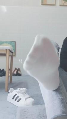 【灵竹】迷恋小白鞋棉袜的狗 bf21945