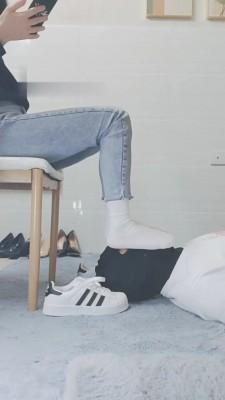 【灵竹】迷恋小白鞋棉袜的狗 bf21945