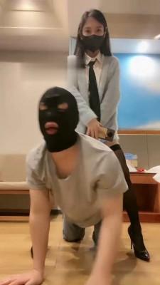 【甜依】黑丝高跟诱惑/吃白袜口水 bf21948