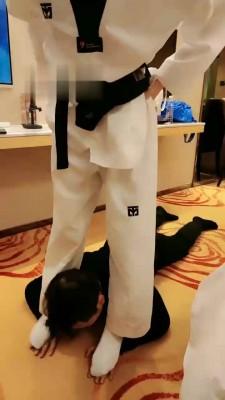 【暴力美学】跆拳道女神暴力tj bf21870