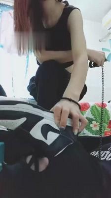 【美娜格格】原味白棉袜气味羞辱 bf21810