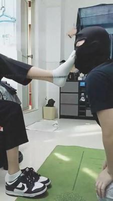 【美娜格格】原味白棉袜气味羞辱 bf21810